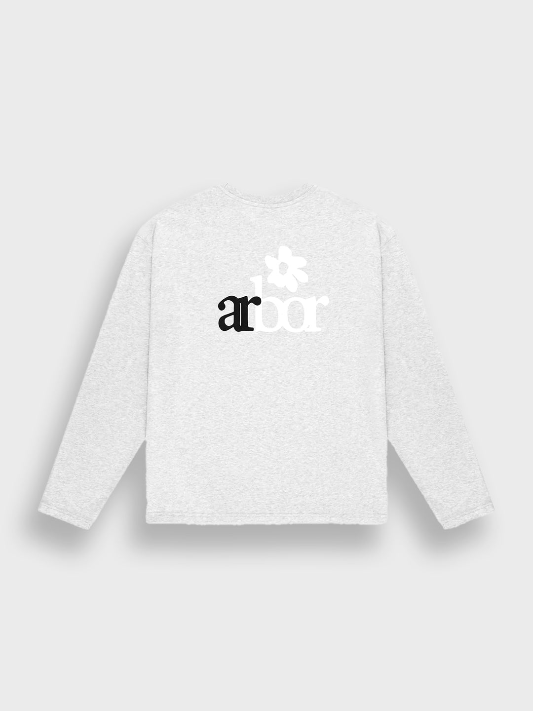 Arbor Antwerp Lotus Longsleeve Melange Grey - achterkant