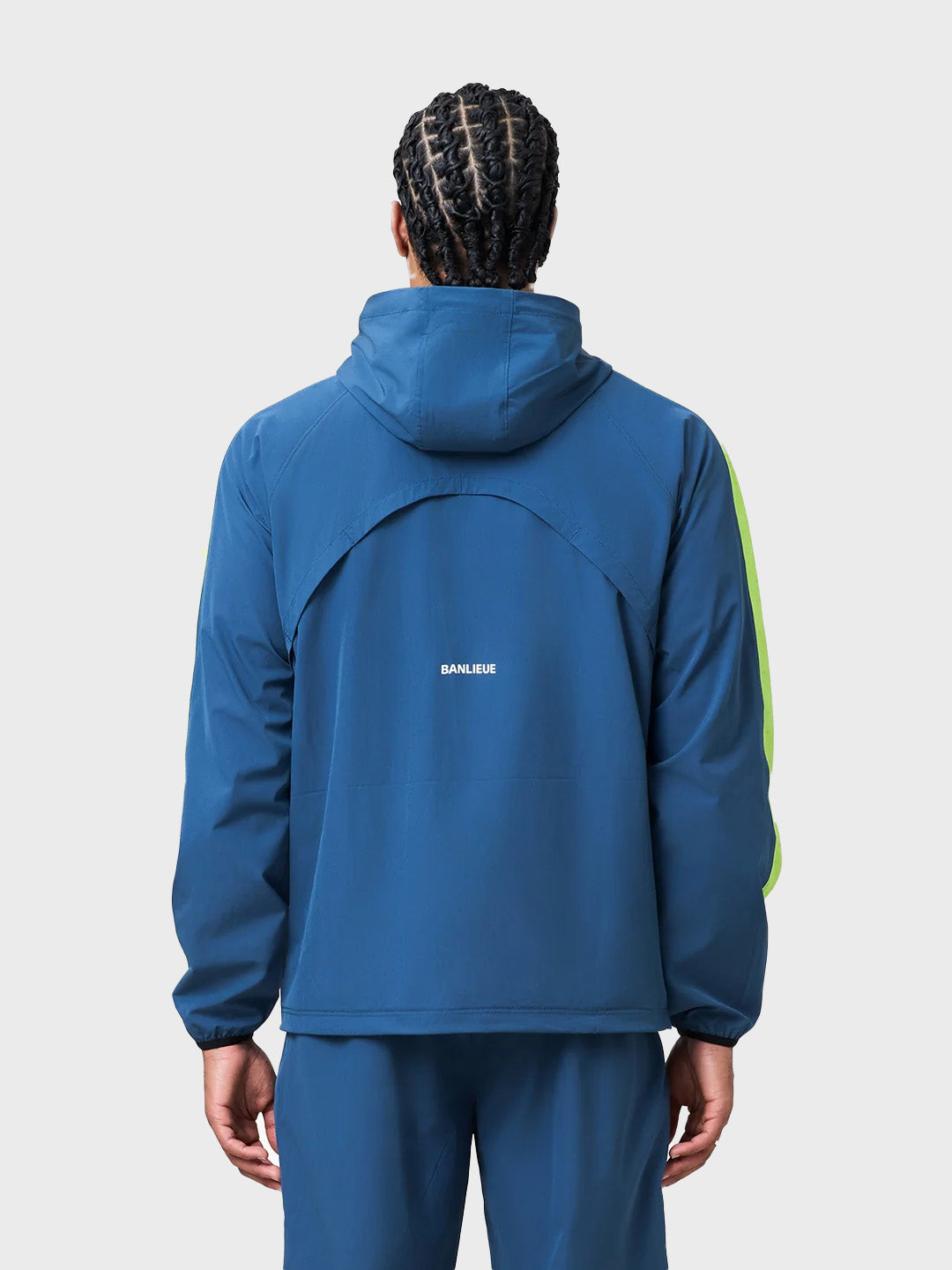 Banlieue Performance Tracktop Sea Moss – achterkant met branding