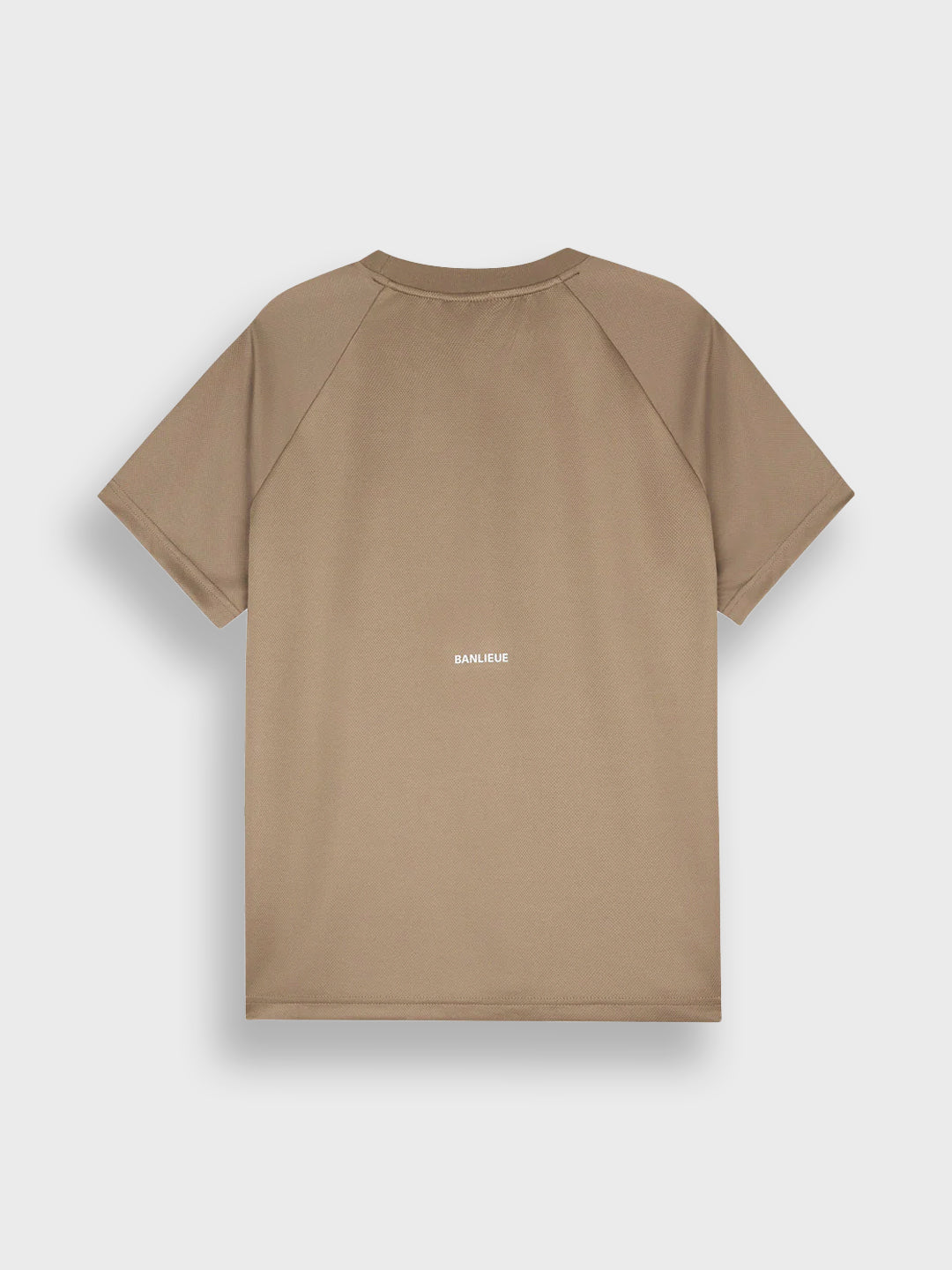 Banlieue Performance T-Shirt Taupe - achterkant