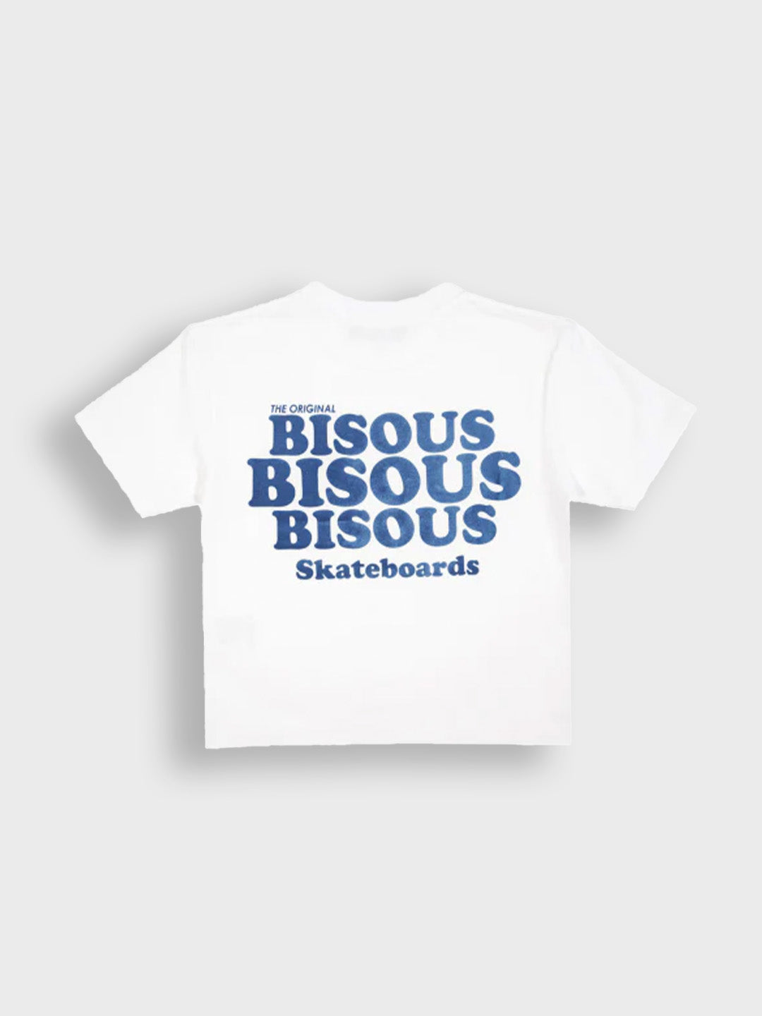 bisous skateboards kids t-shirt - white - Reloadstore