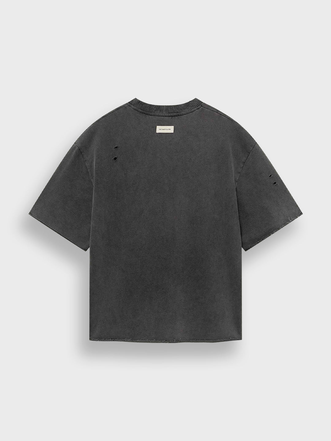 Don't Waste Culture Alune T-Shirt Washed Black – achterkant productfoto