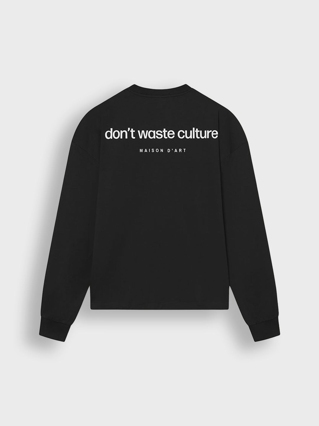 Don't Waste Culture Anderson Longsleeve T-Shirt | Black
