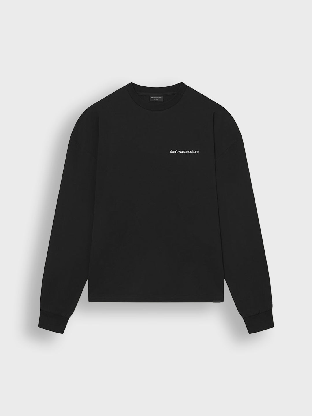 Don't Waste Culture Anderson Longsleeve T-Shirt | Black