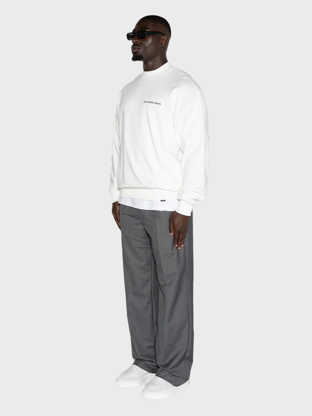 don't waste culture crewneck sweater