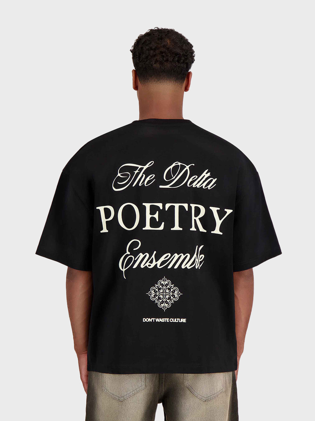 Don't Waste Culture Aradia T-Shirt voor heren in zwart - achterkant
