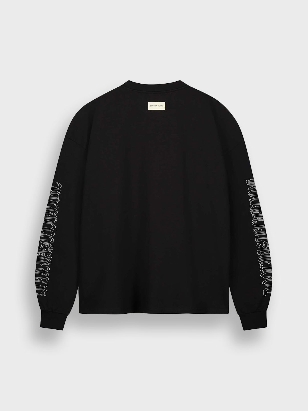 Don’t Waste Culture Arturo Longsleeve zwart product achterkant