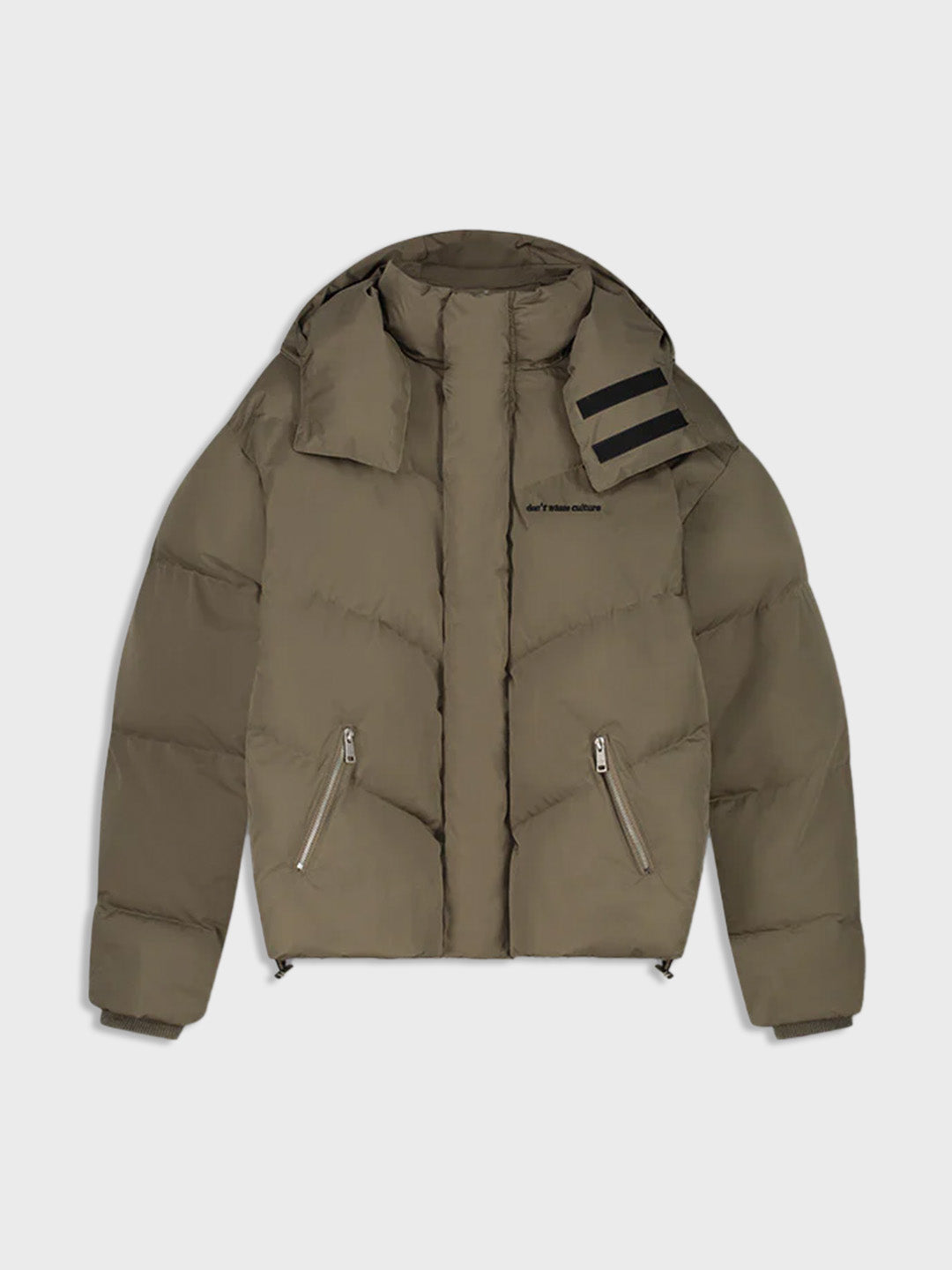 don't waste culture puffer jacket