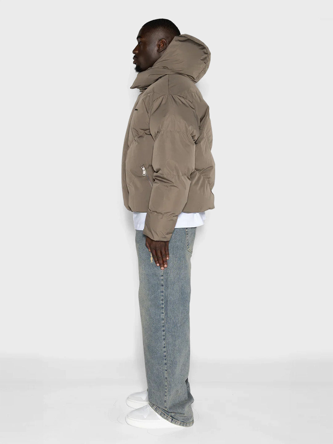 don't waste culture puffer jacket