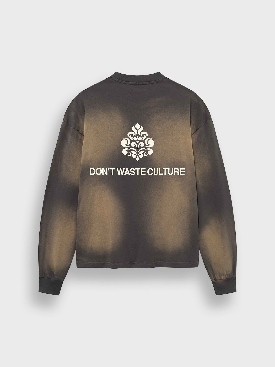 Don't Waste Culture Fade Longsleeve Grey - productfoto achterkant