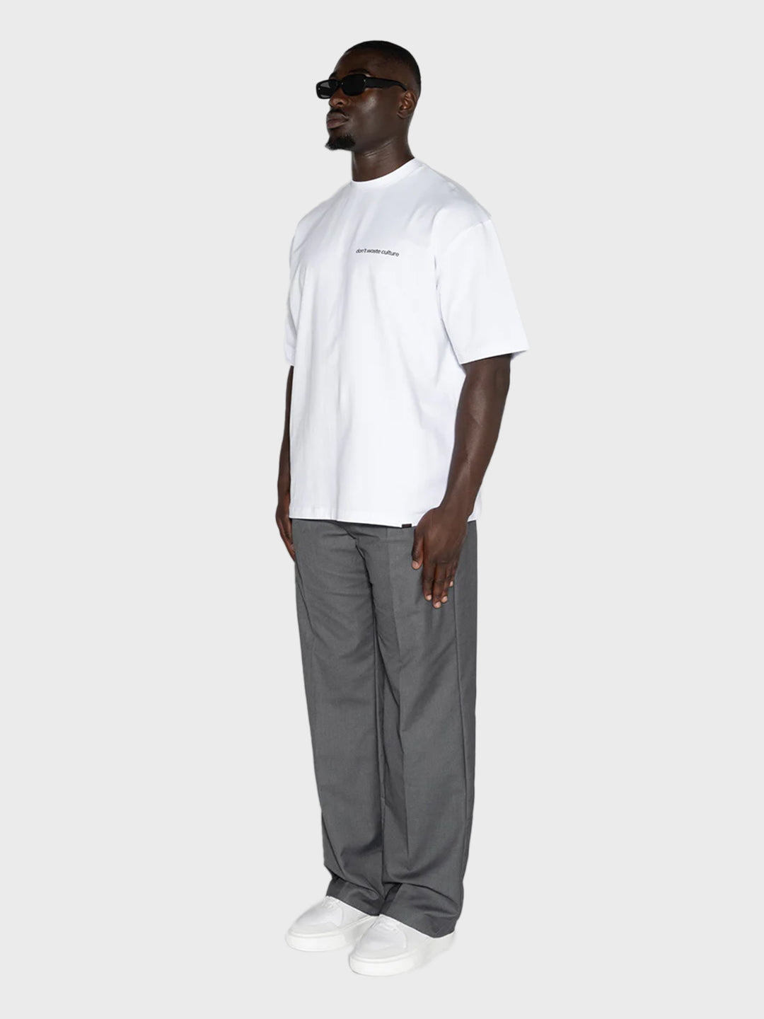 don't waste culture oversized t-shirt wit