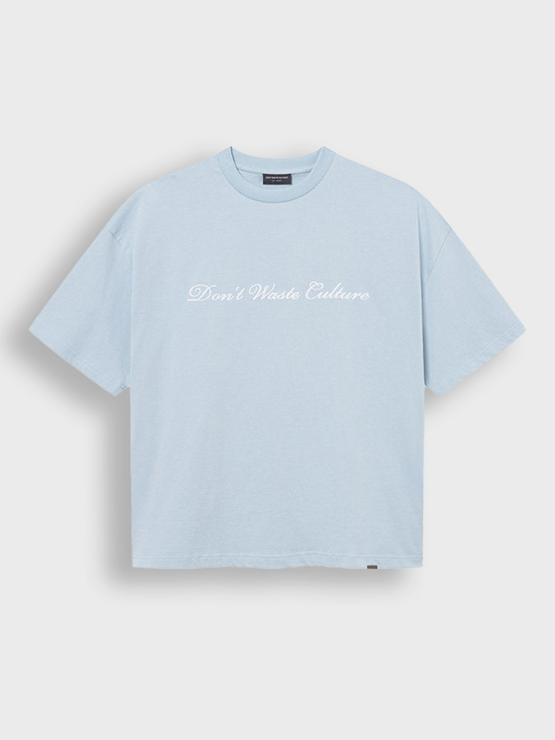 dont waste culture t-shirt light blue - reloadstore