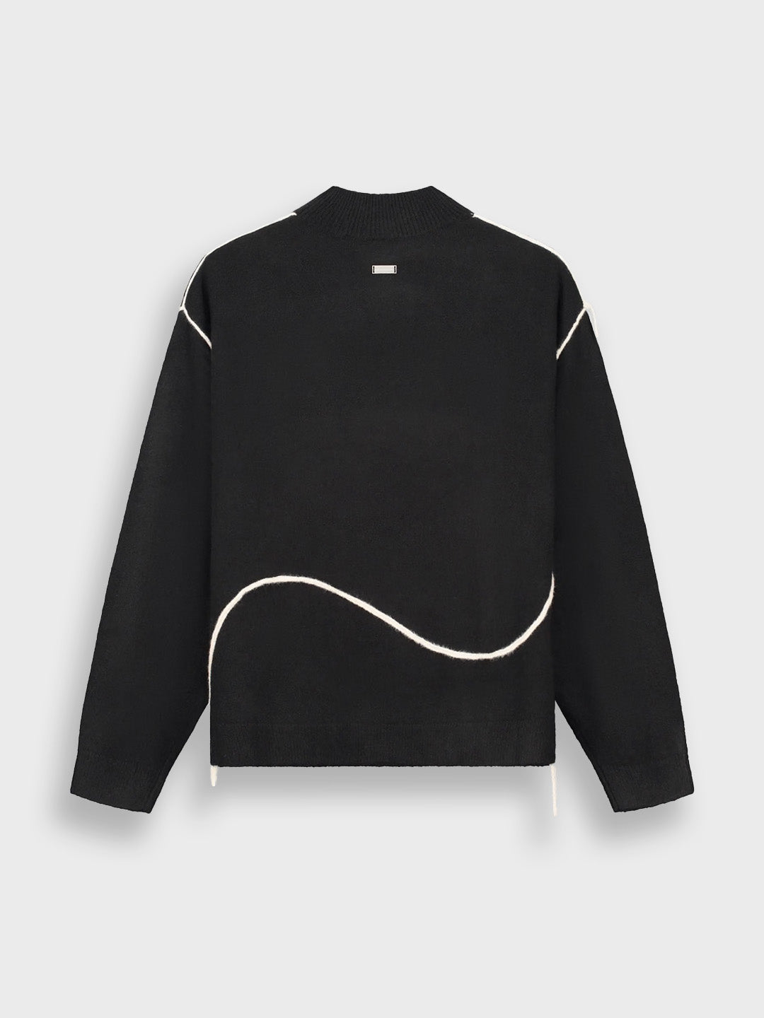 Don’t Waste Culture Tatu Knitted Sweater Black – achterkant