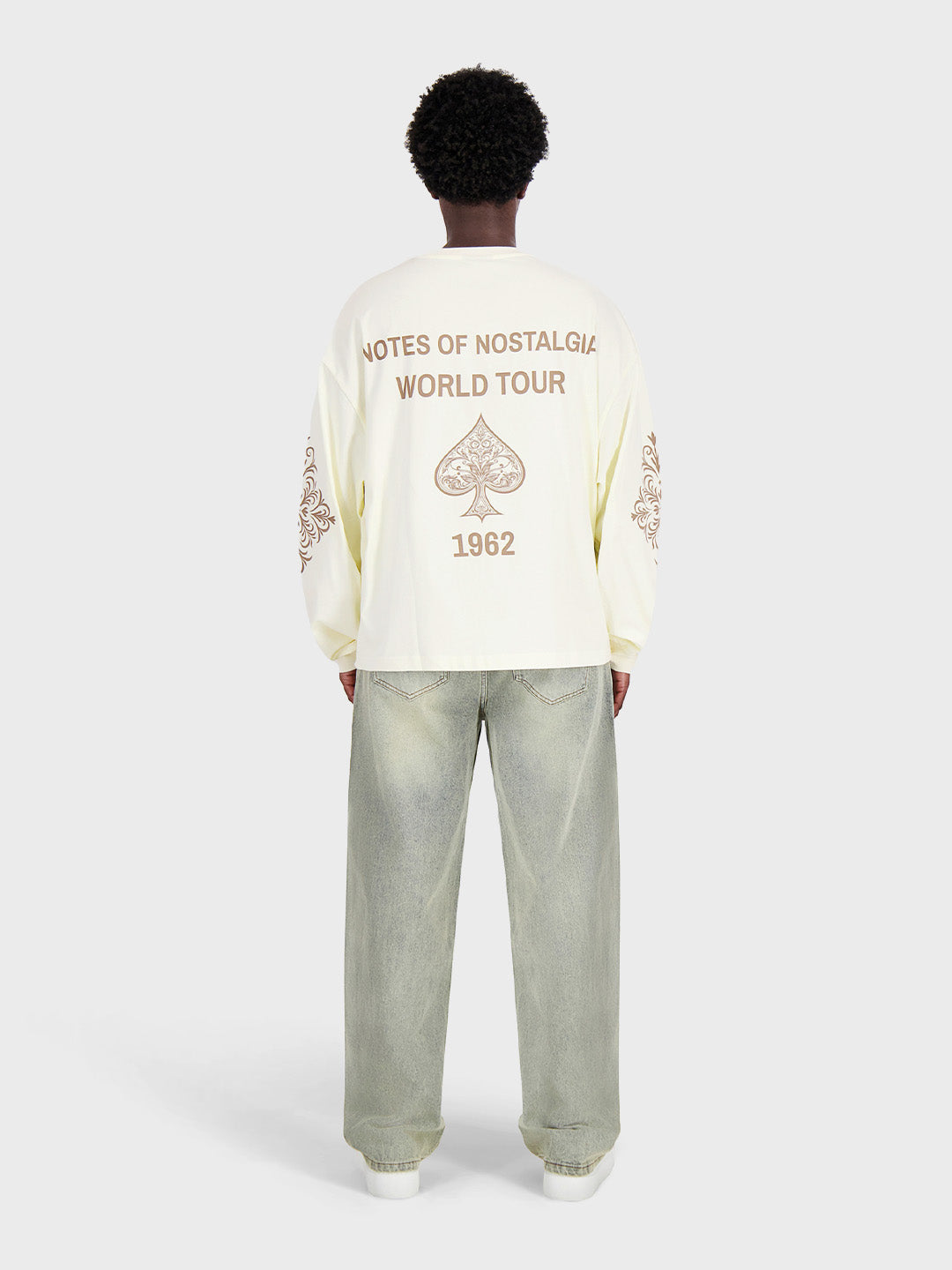 DWC longsleeve t-shirt in off-white