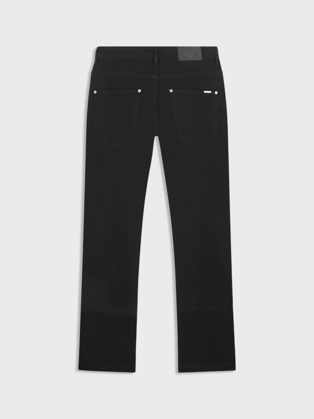 dont waste culture jeans knopen zwart