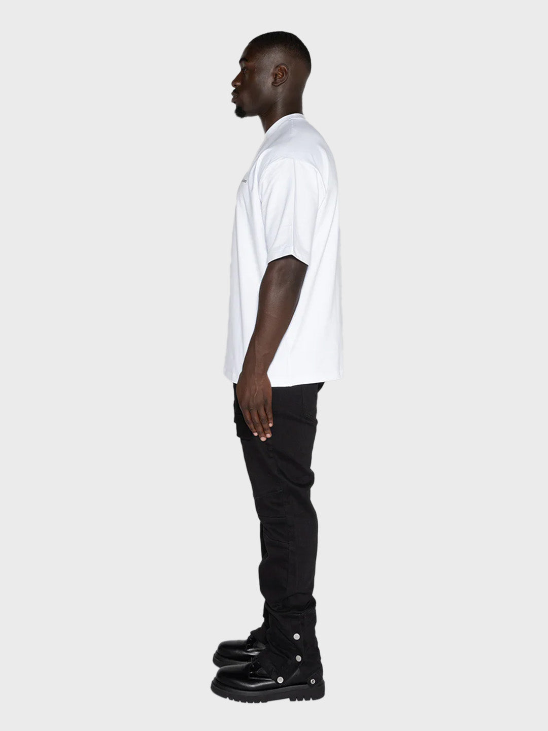 dont waste culture jeans knopen zwart