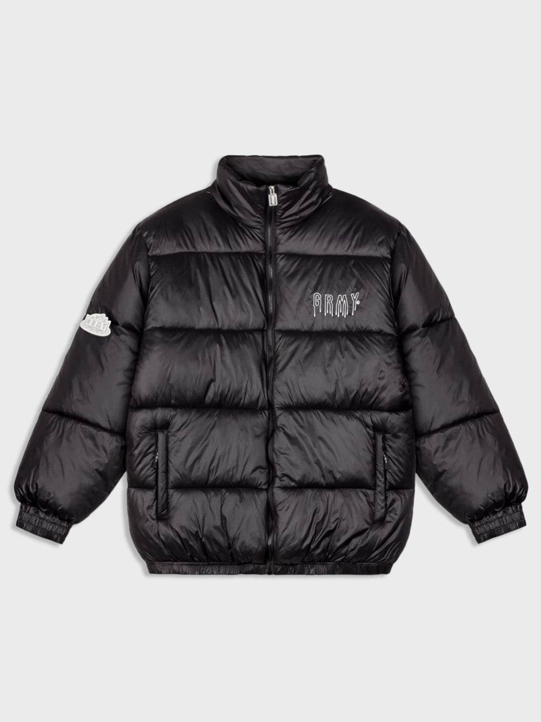 Grimey Back At You Puffer Jacket | Black