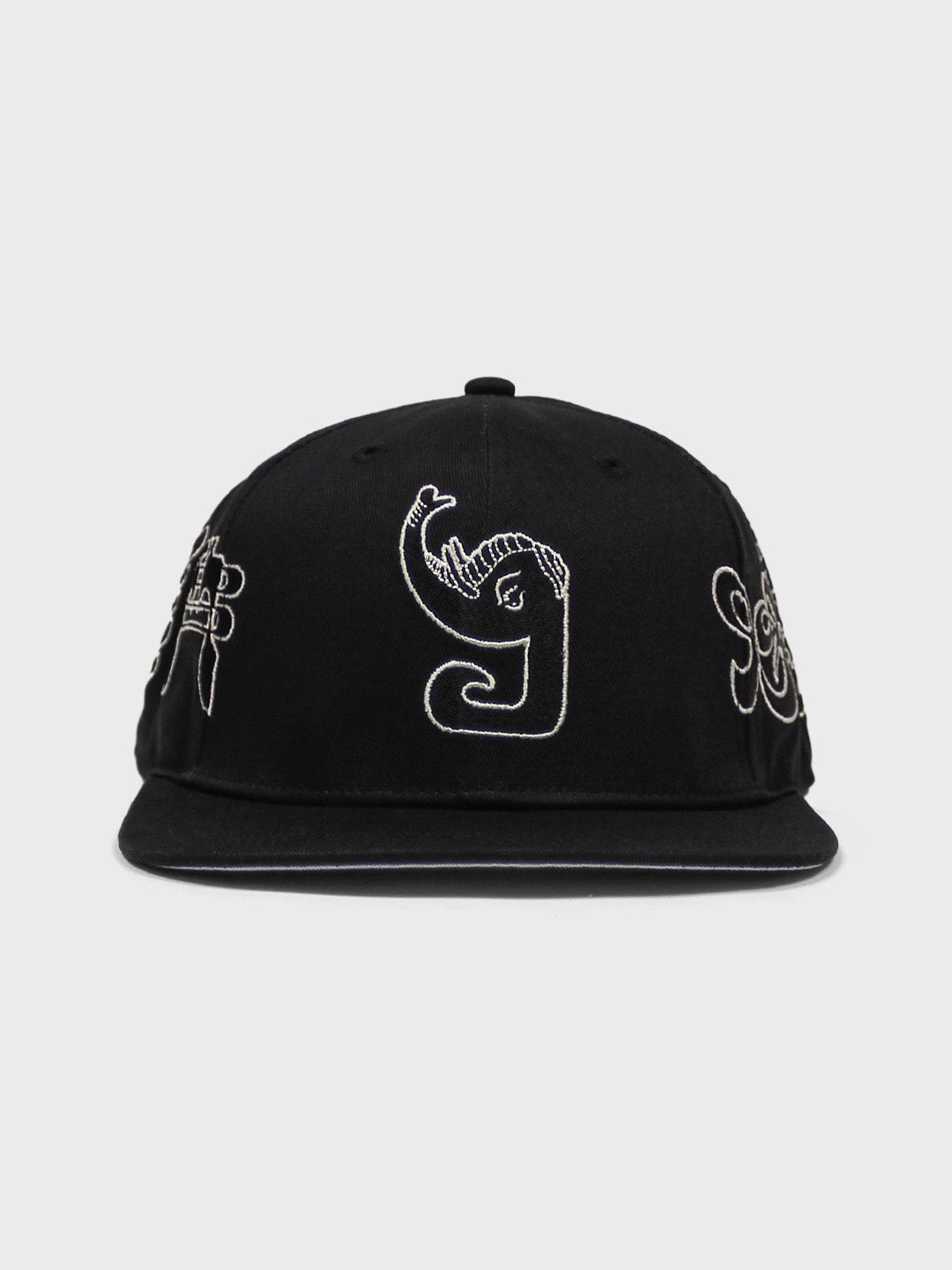 Grimey Tusker Temple Cap | Black