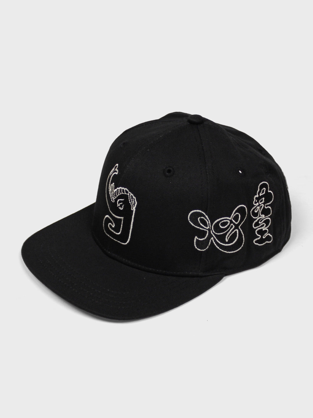 Grimey Tusker Temple Cap | Black