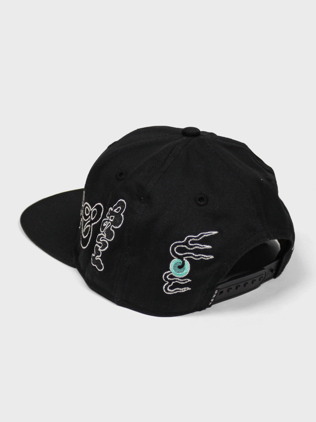 Grimey Tusker Temple Cap | Black