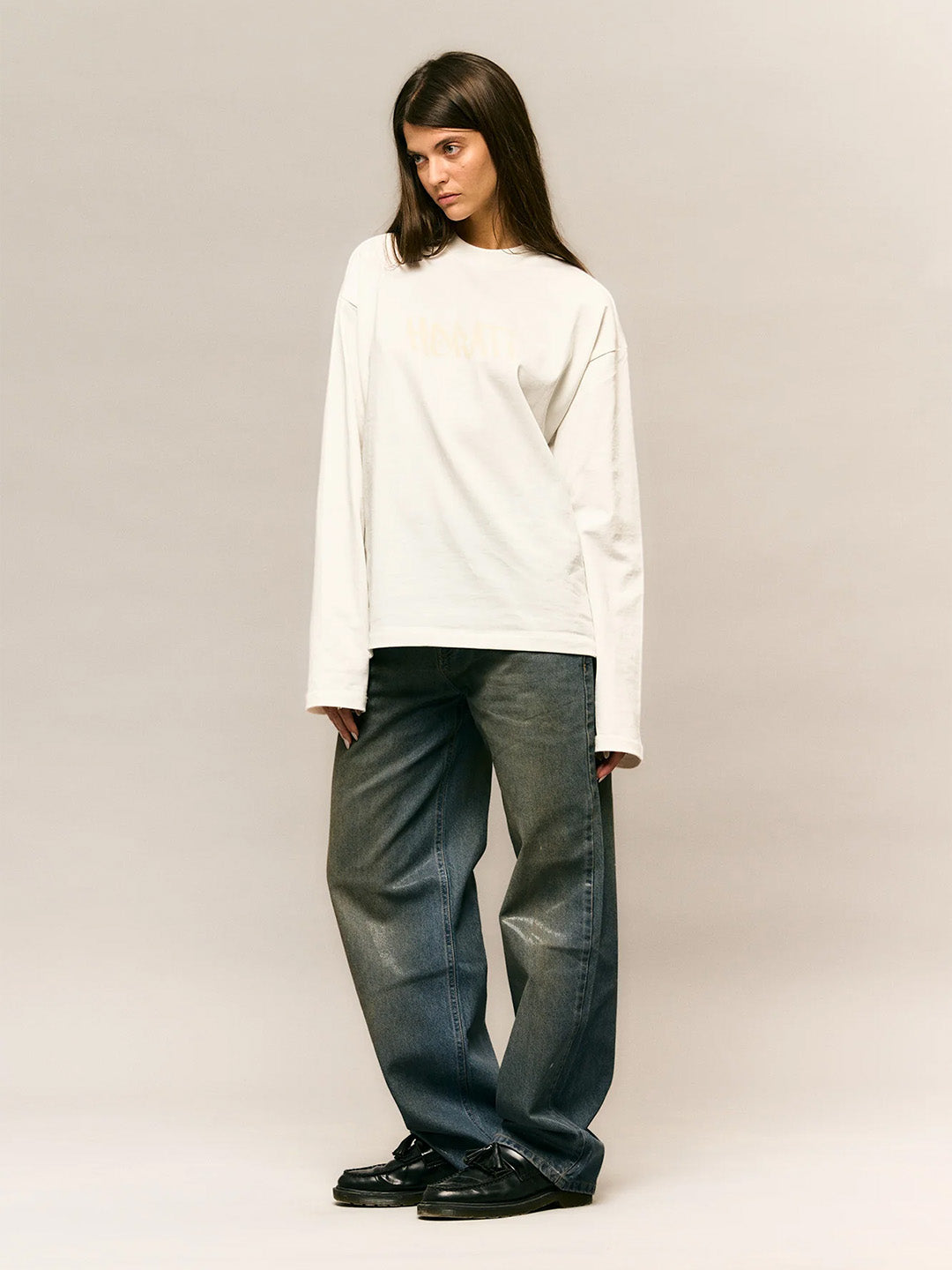 horati longsleeve t-shirt white - reloadstore
