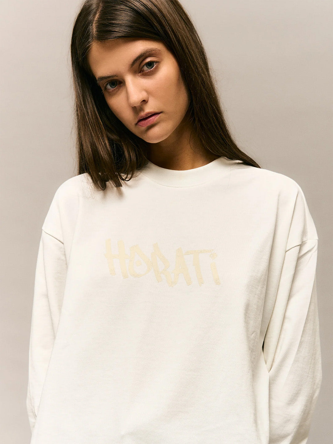horati longsleeve t-shirt white - reloadstore