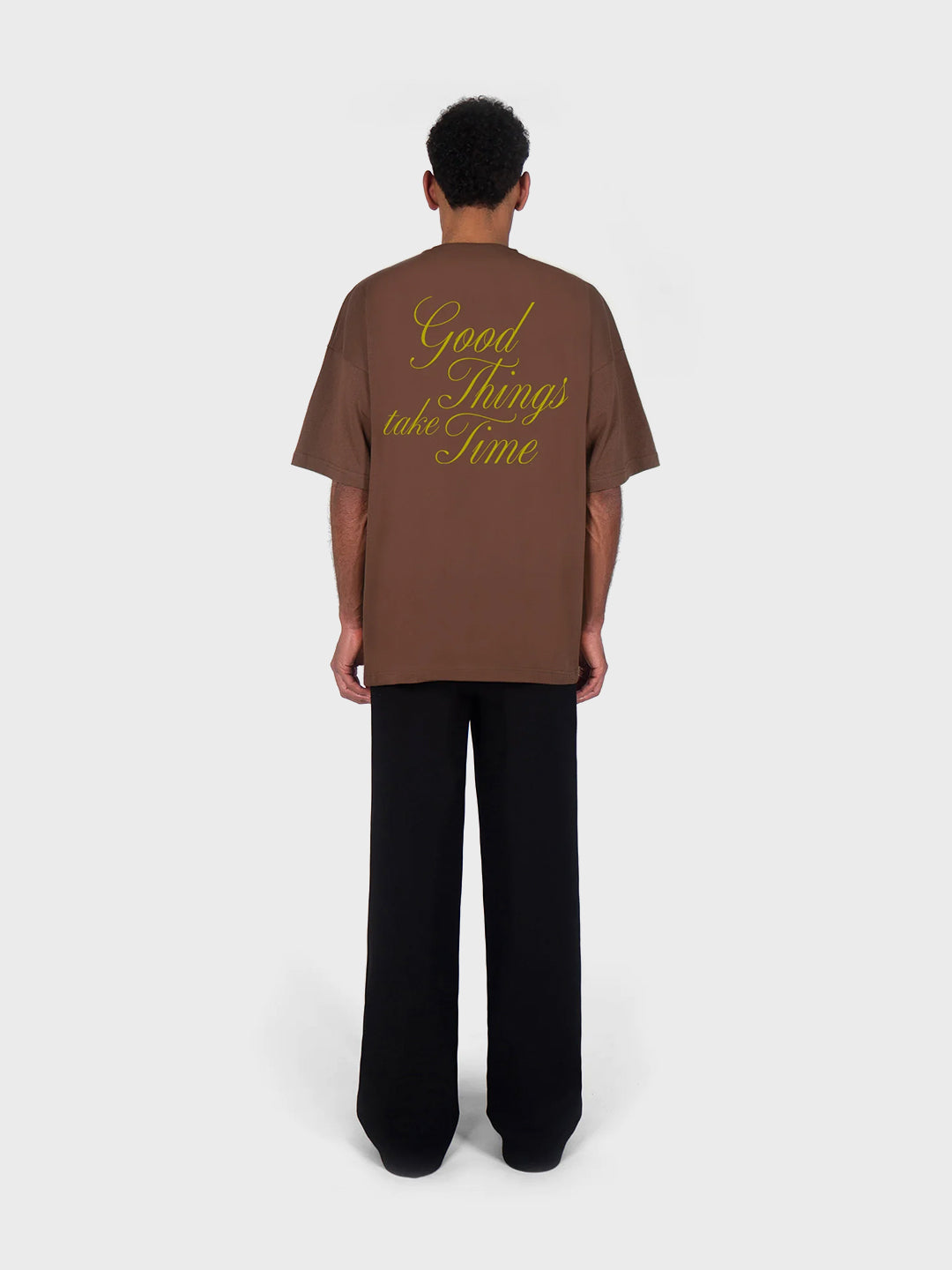 Horati oversized t-shirt bruin