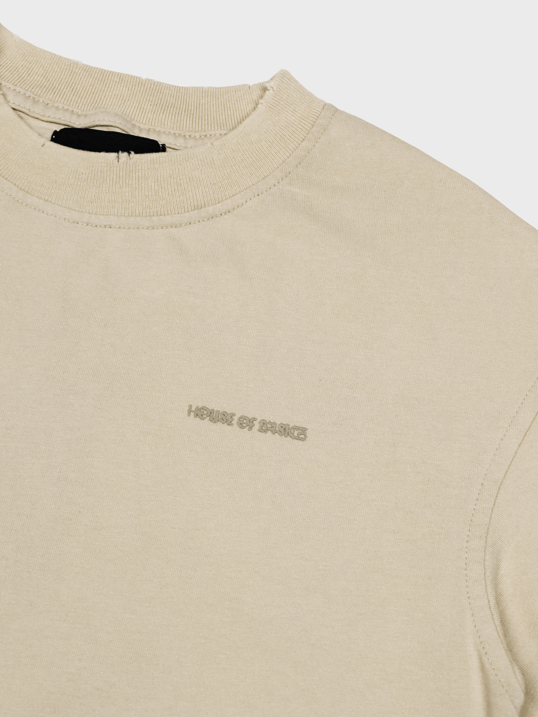 oversized t-shirt kids beige