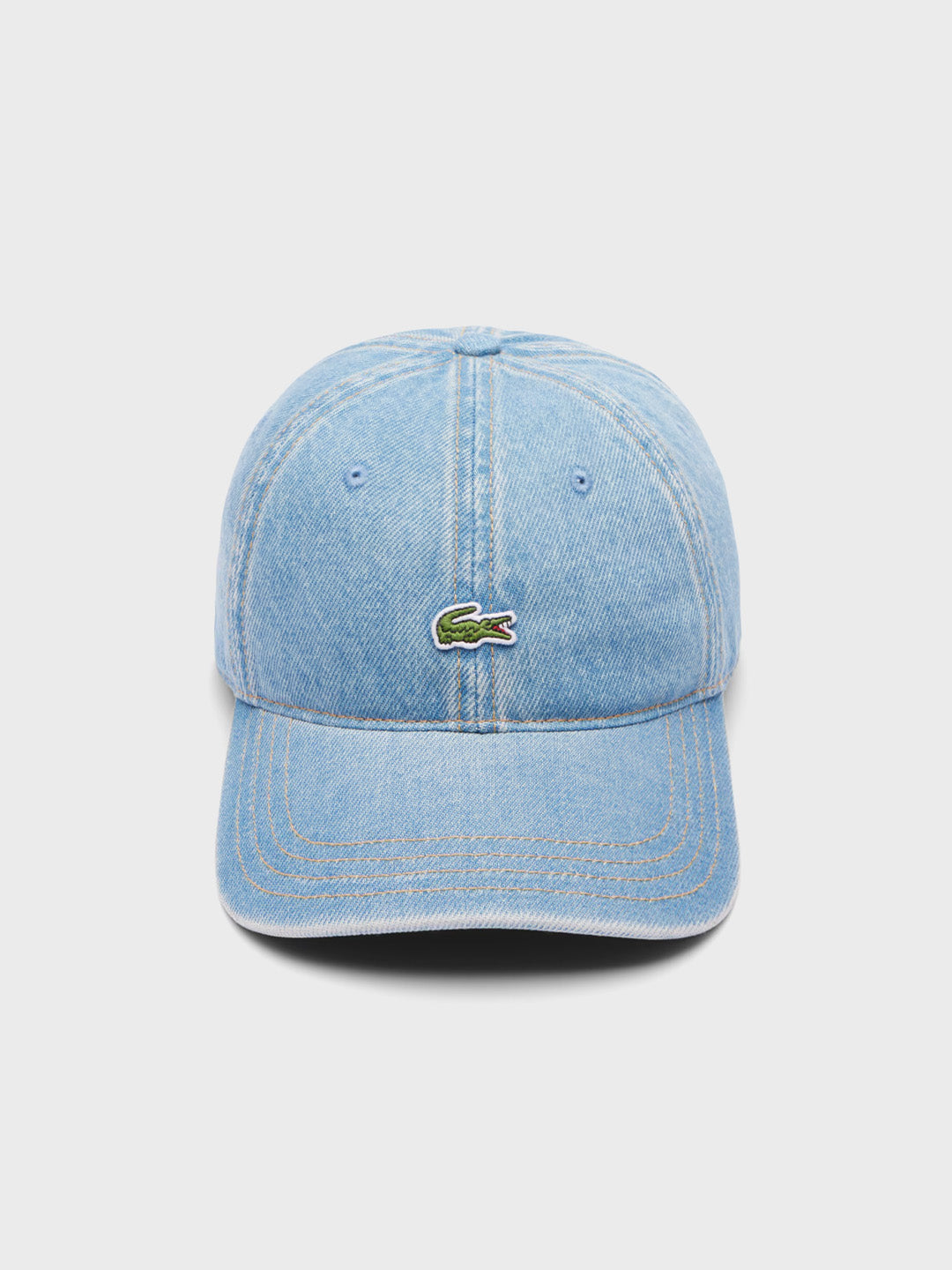 Lacoste Denim Cap Light Blue – packshot voorkant
