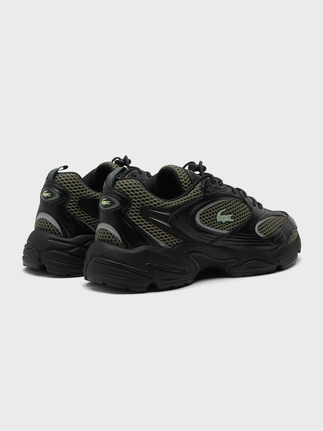 Achterzijde van de Lacoste Storm 96 sneaker