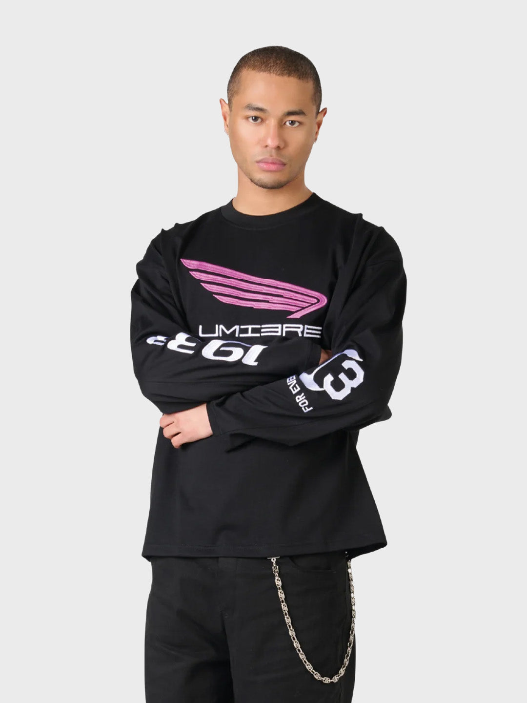 Lumi3re Dix Neuf Longsleeve Black - voorkant 2