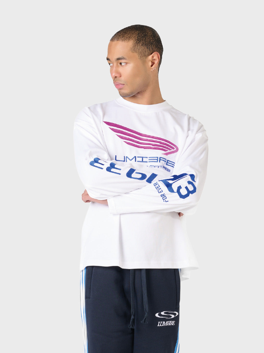 Lumi3re Dix Neuf Longsleeve White - voorkant 2