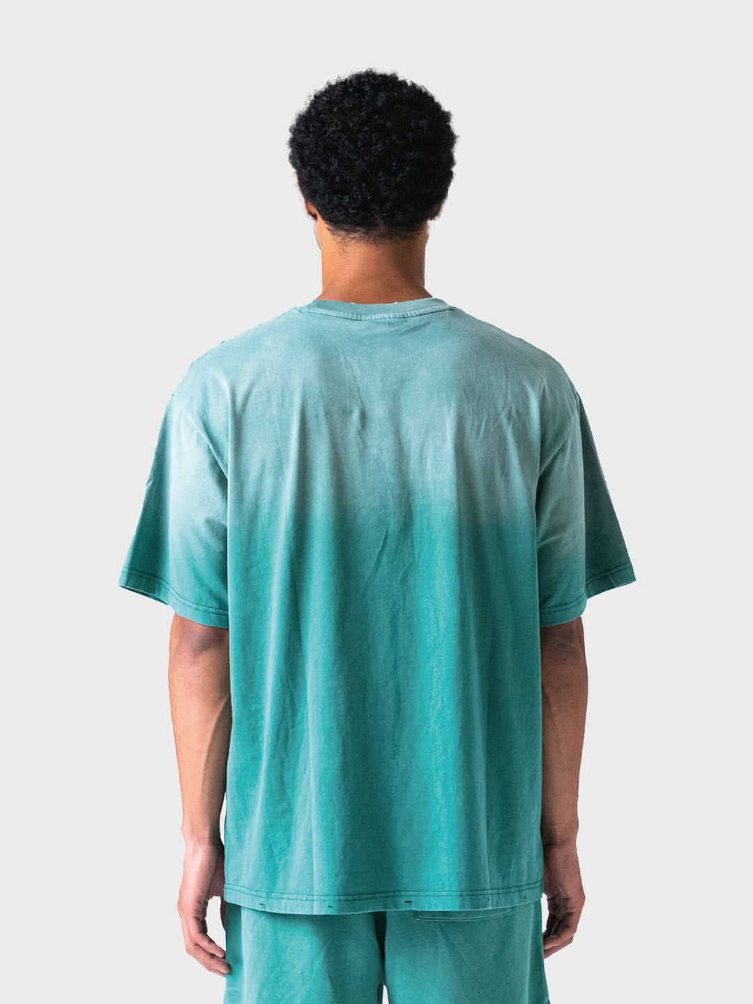 Achterzijde Lumi3re shirt in Washed Green