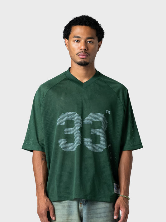 Lumi3re Mesh 33 T-Shirt Green – model voorkant