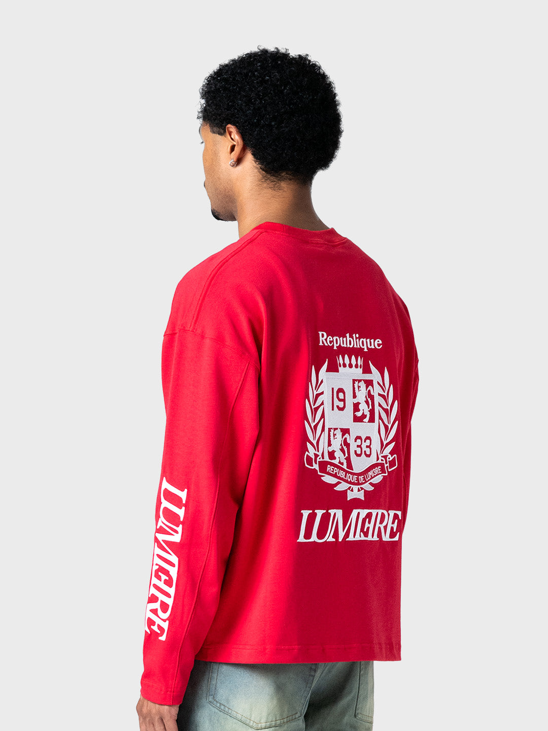 Lumi3re Republique Longsleeve T-Shirt | Red
