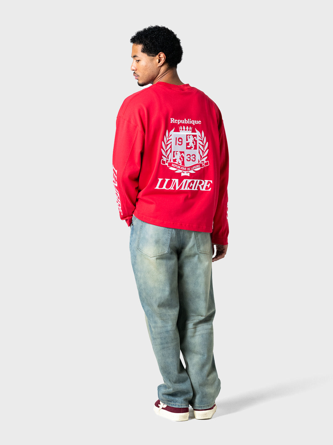 Lumi3re Republique Longsleeve T-Shirt | Red