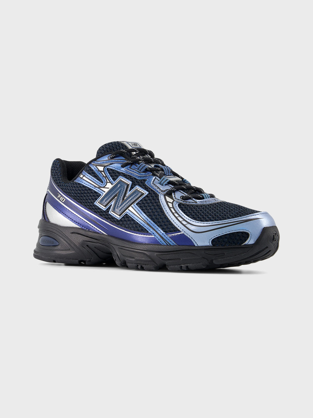 New Balance 740 Shoreline Blue sneakers schuin zijaanzicht