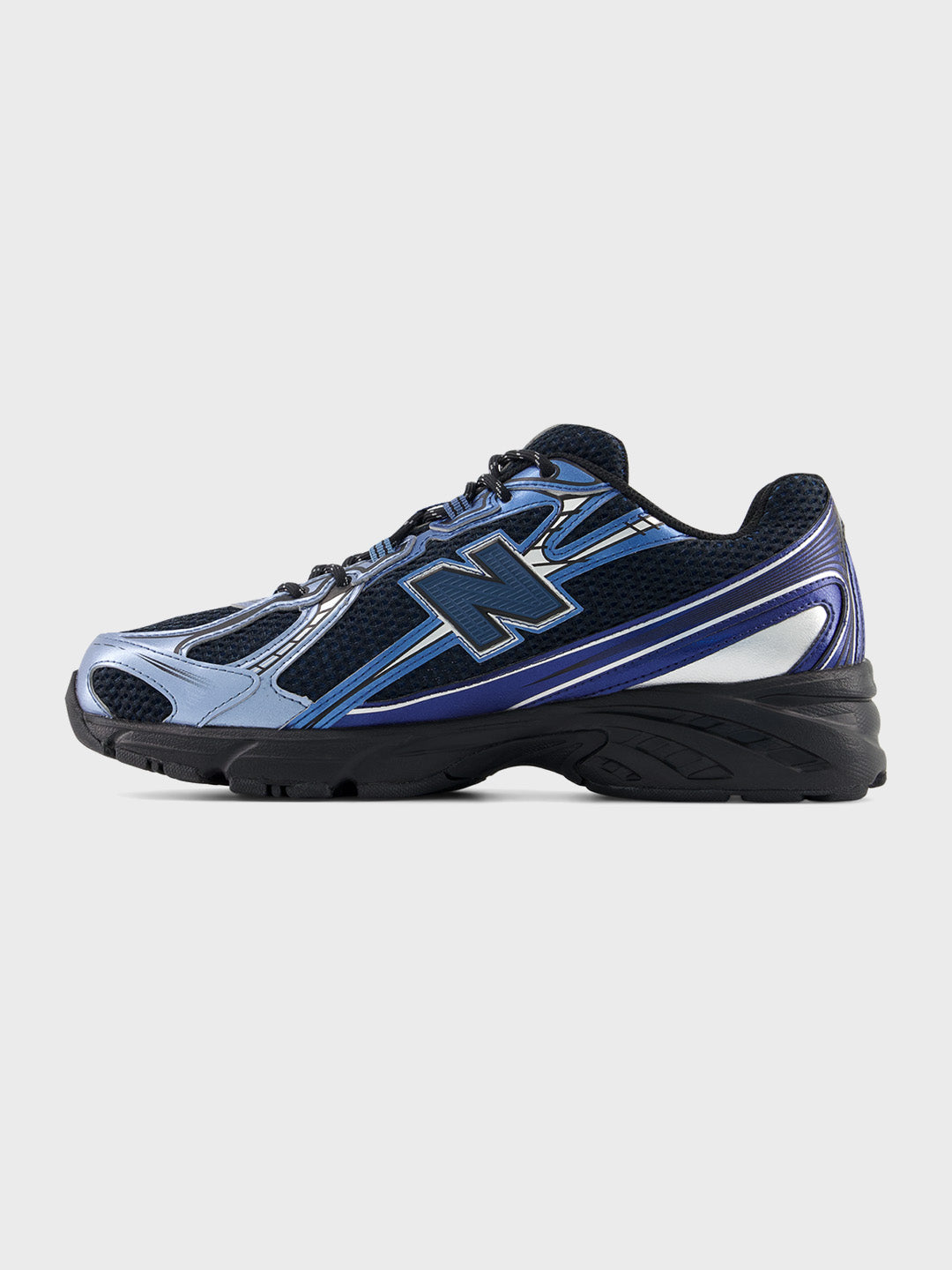 Binnenzijde van de New Balance 740 Shoreline Blue sneakers