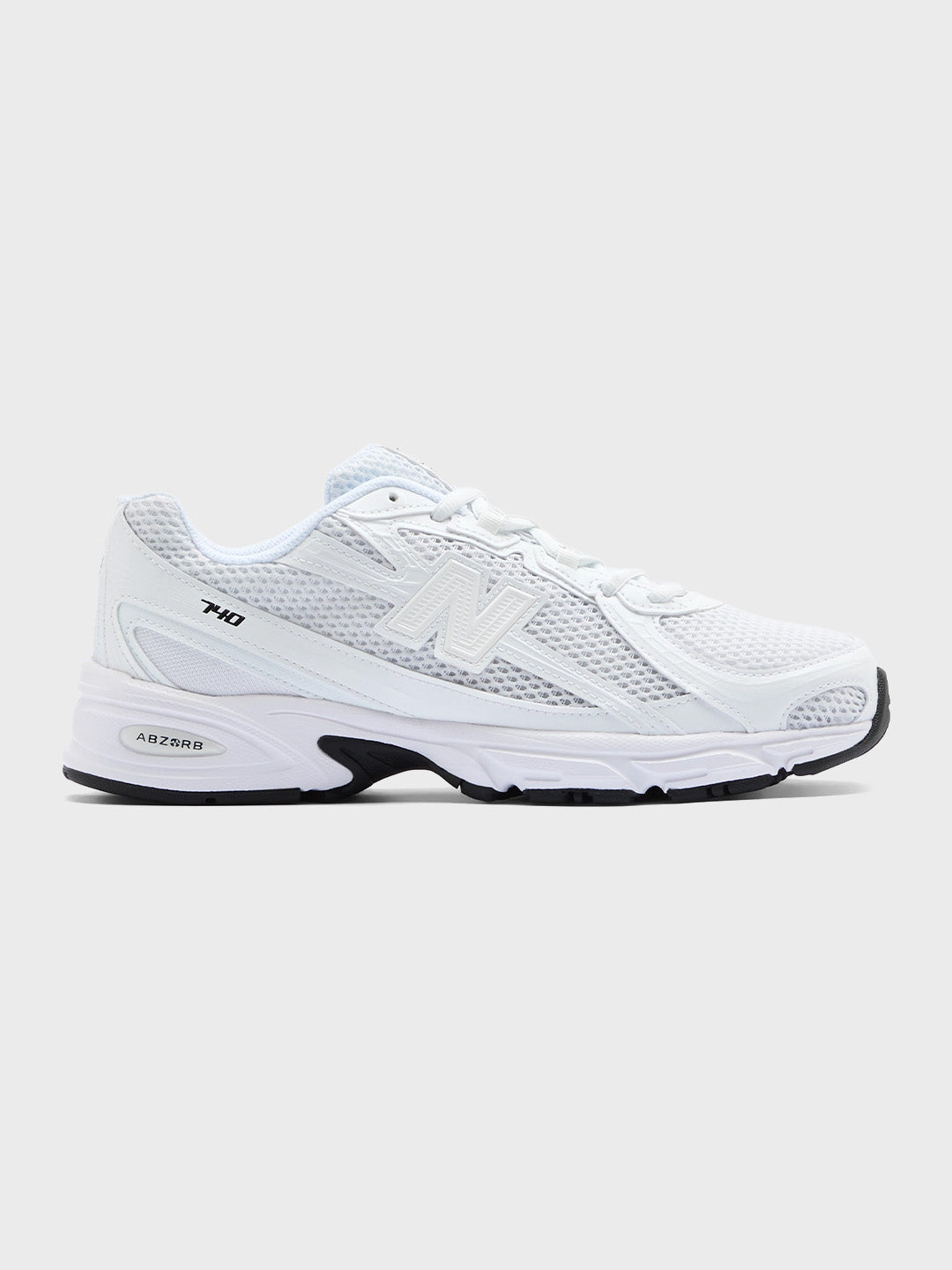 New Balance 740 White sneaker – U740WW2 - zijaanzicht