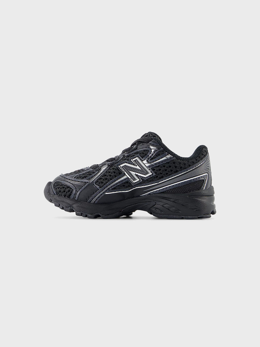 New Balance 740 (TD) kinderschoenen zwart zilver – binnenzijde