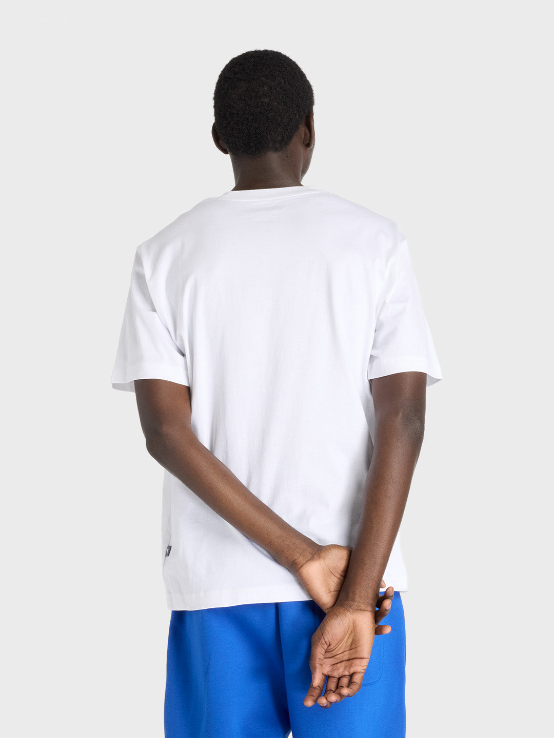 New Balance Chrome NB T-Shirt wit - achteraanzicht