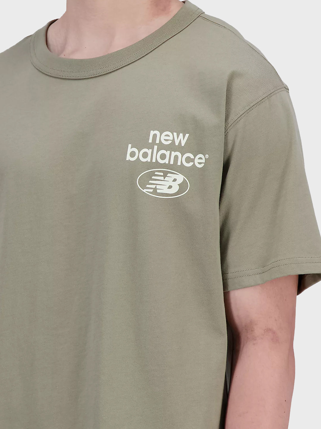 new balance t-shirt groen