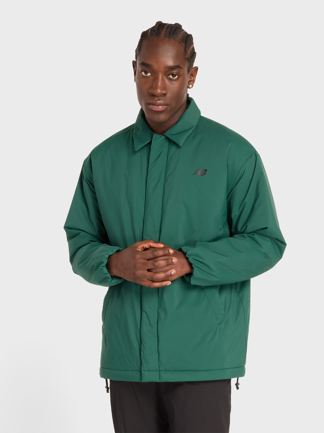 New Balance Coach Jacket Green