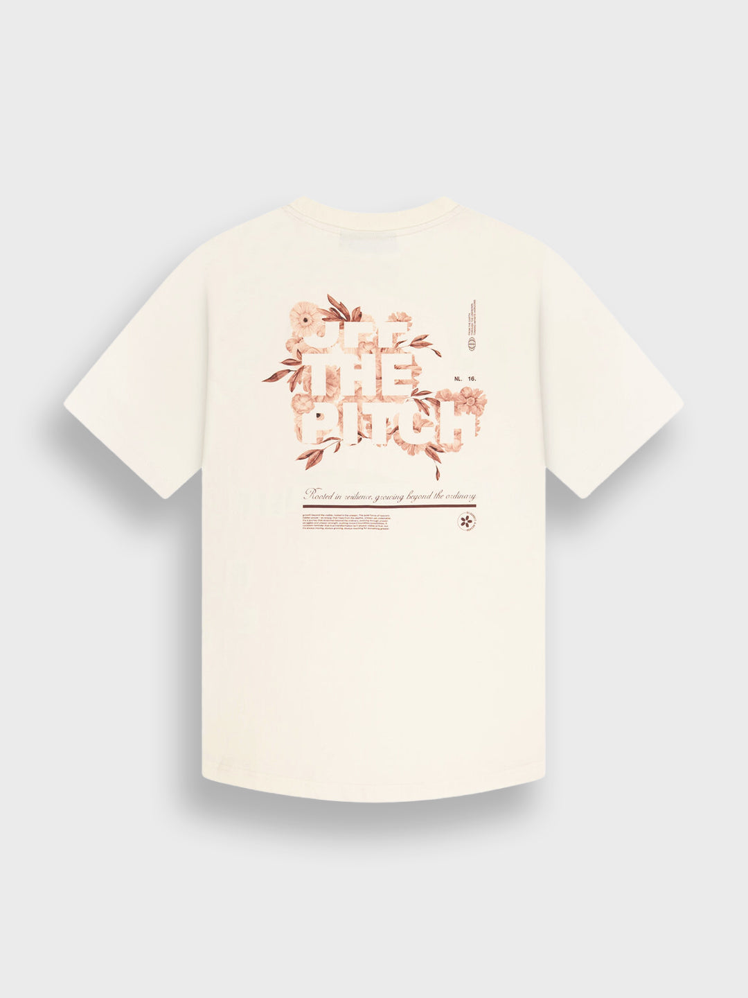 Off The Pitch Blossom T-Shirt Off-White - achterkant