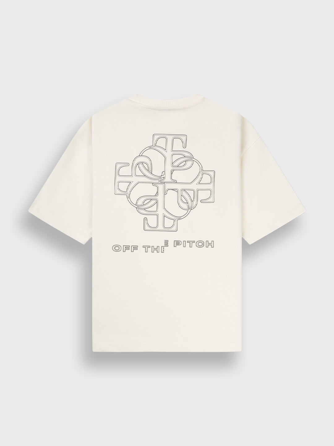 Off The Pitch Locket T-Shirt Off-White - productfoto achterkant