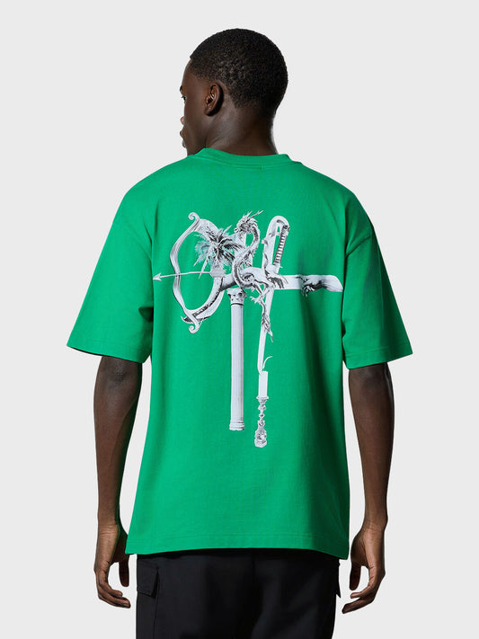 Off The Pitch t-shirt groen - Reloadstore