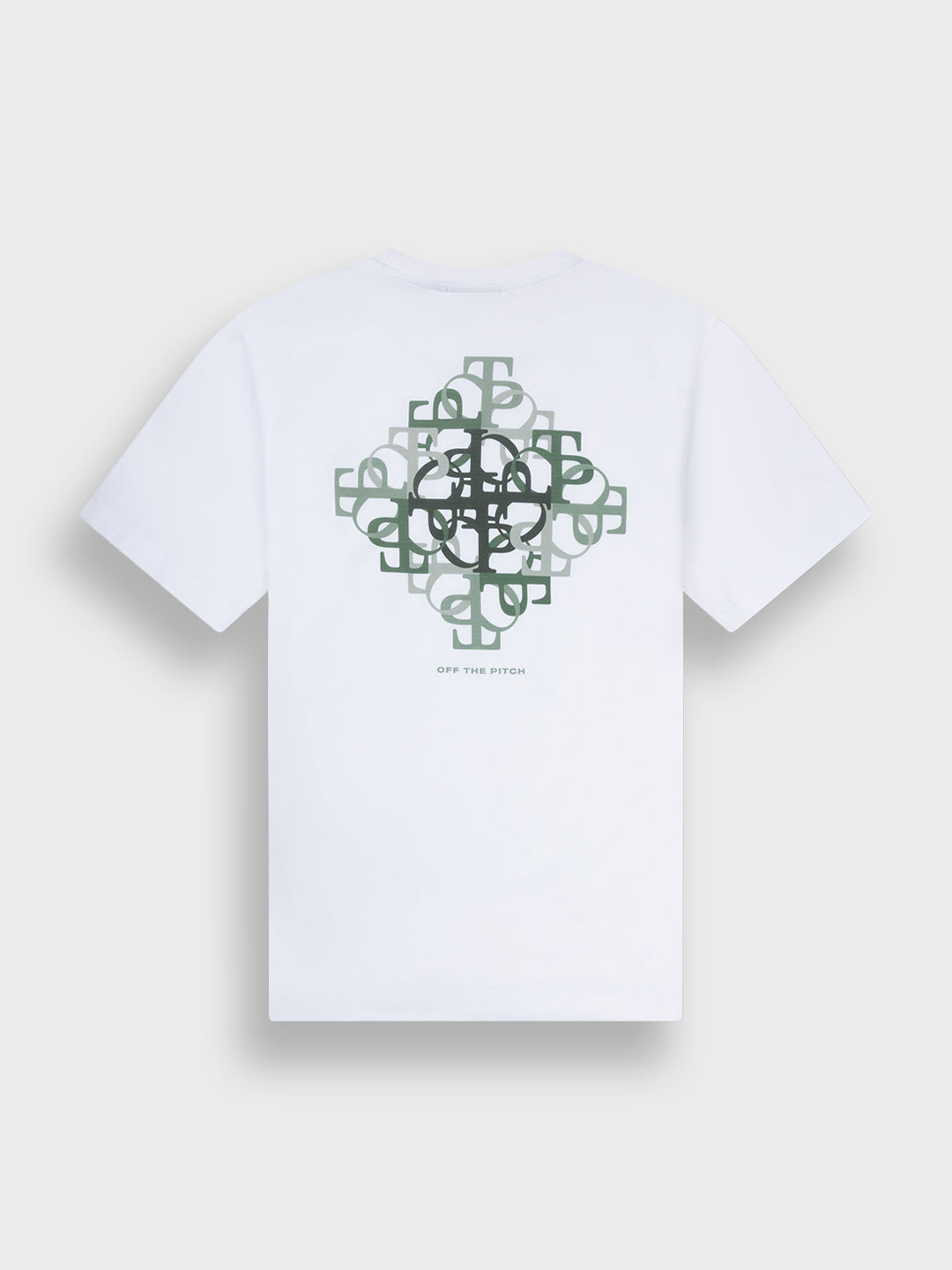Off The Pitch Pendant T-Shirt White - productfoto achterkant