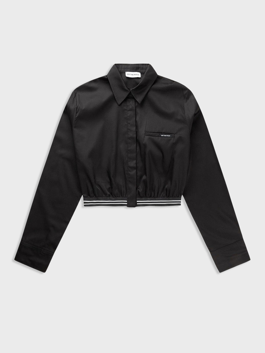 cropped overhemd dames