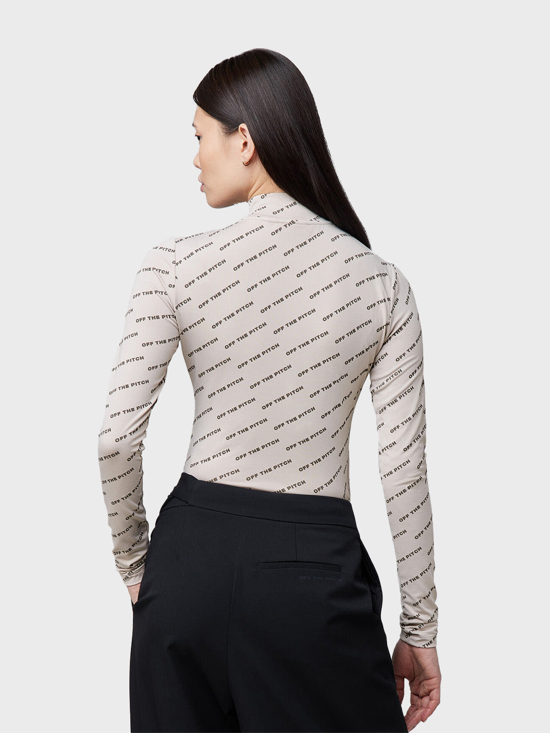 Off The Pitch Women Paige Bodysuit Sand – achterkant