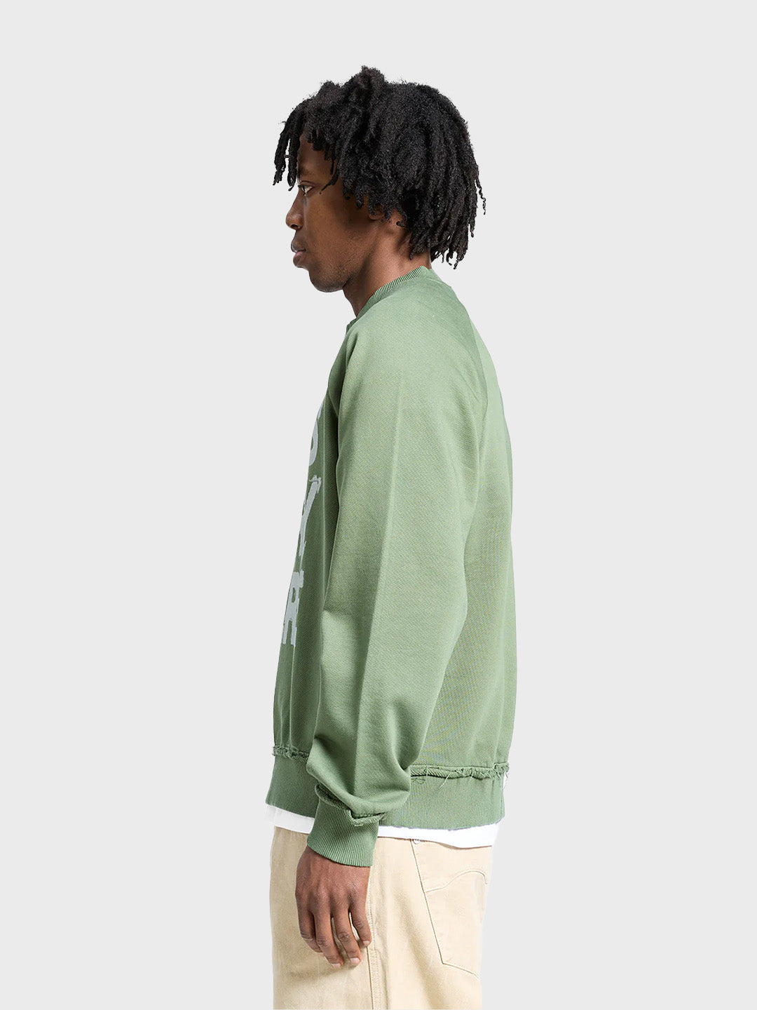 Reternity Art Is Everywhere Crewneck Green – zijkant