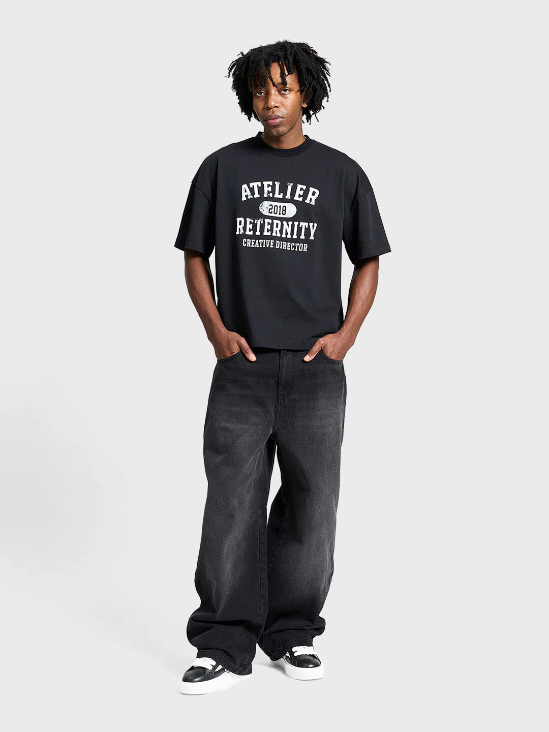 Reternity Atelier Emblem T-Shirt Black – outfit